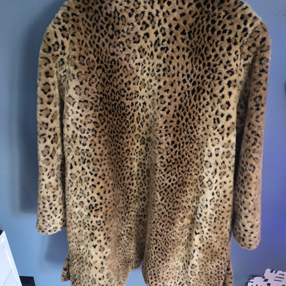 Worthington Animal Print Teddy Jacket - Picture 3 of 3